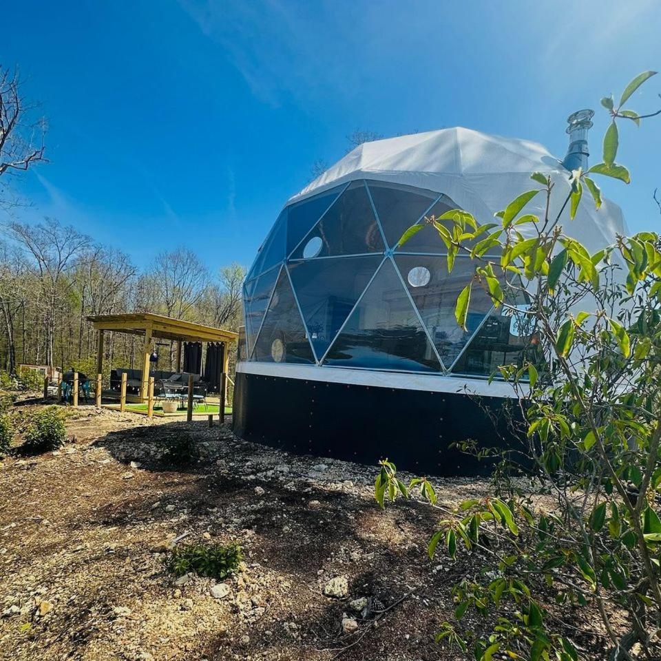 Waterfront Luxury Glamping Dome Hotel Rogersville Exterior foto
